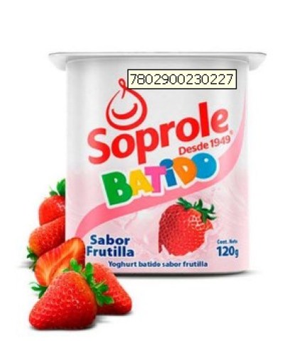 YOGHURT YOGHITO SOPROLE FRUTILLA 120 GR